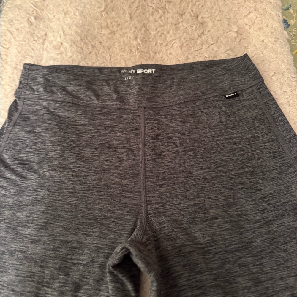 DKNY Sport Charcoal Leggings - Picture 1 of 9